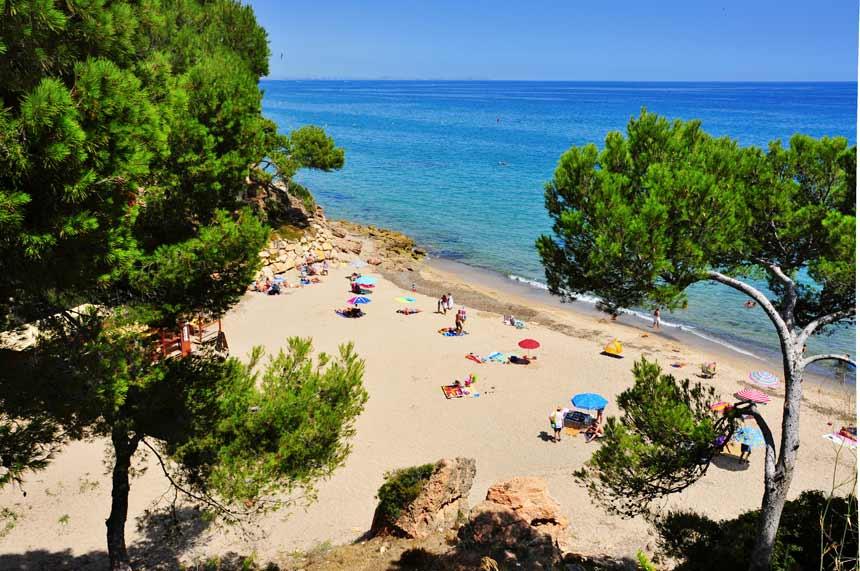 Cala en miami platja costa dorada